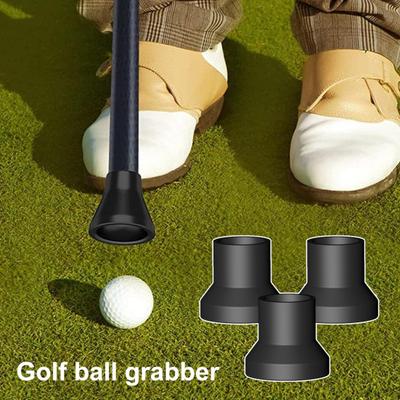 3 Pcs Golf Ball Retriever Putter Grip Golf Ball Sucker Wiederverwendbare Ball Grabber Saug