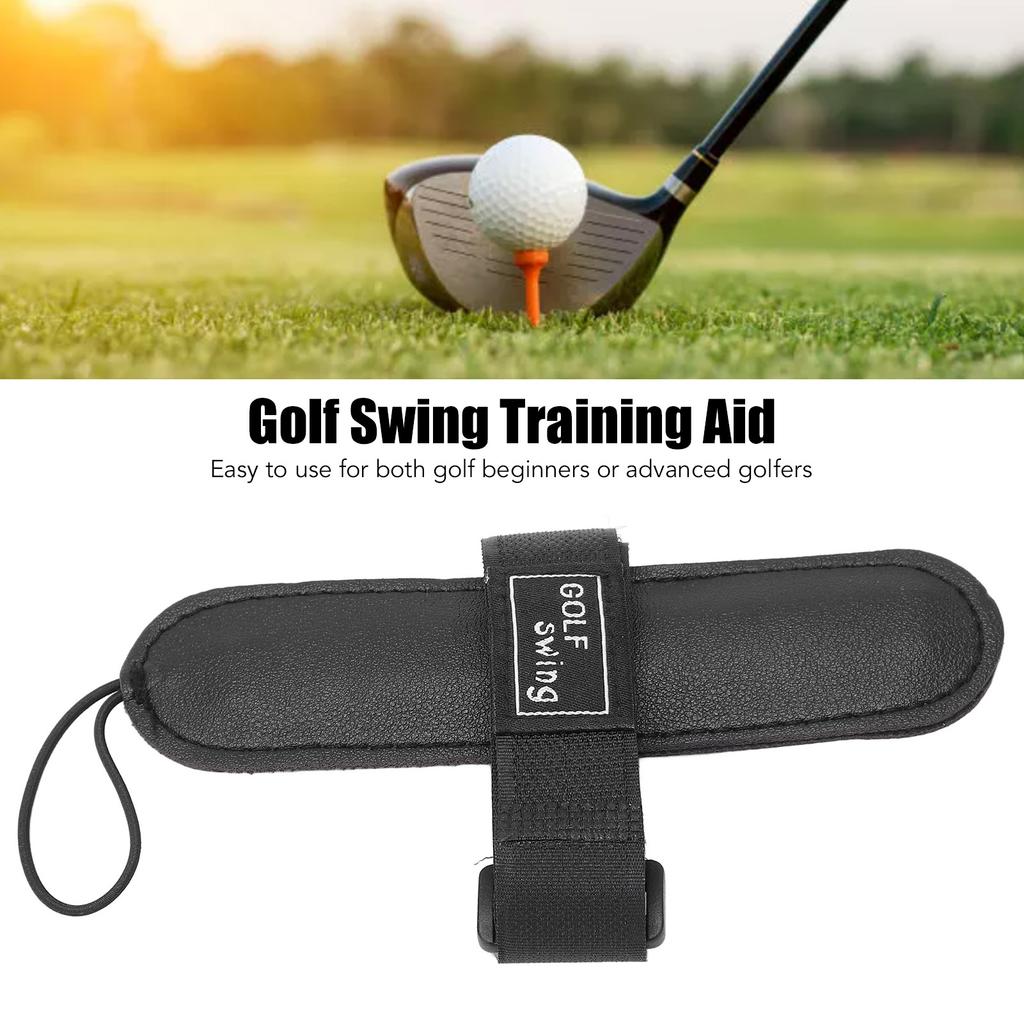 Golf Swing Training Aid Wristband Non Flip Wrist Fixator Improve Impact Position for Beginner