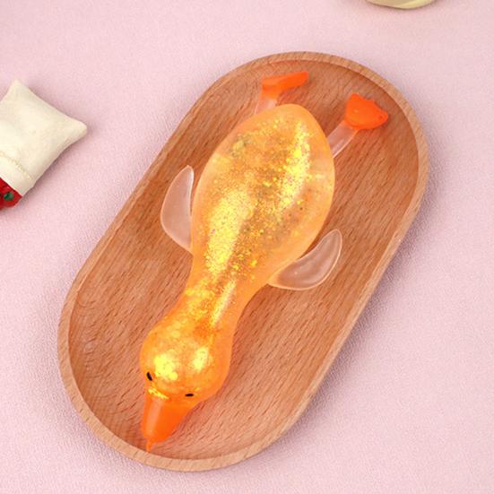 Třpytivá kachnička Fidget Hračka na odbourání stresu Průhledná kachnička Senzorická hračka Zvířátko na dekompresi Míček na stres Party drobnosti Výplň velikonočního košíku