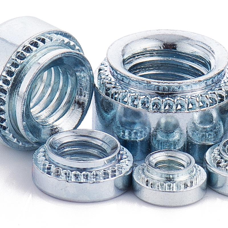Stainless Steel/Carbon Steel Pressure Rivet Nuts (M3/M4/M5/M8) with Zinc-Plated Finish