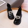 Children Boots Girls Rhinestone Princess Boots  Autumn  Breathable Kids Sock Shoes Comfortable Outdoor Leisure Boots