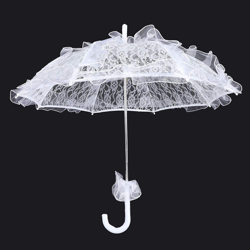 Lace Long Lolita Long Lace Folding Rain Photo Long Photography Umbrella Umbrella, Umbrella, Parasol, Umbrella, Stylish, Frilled, Compact, Umbrella,