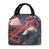 Academia My Hero Todoroki M6 Insulated Lunch Bag for Kids School Cooler Thermal Food Box Tote Portable Lunch Boxes Container
