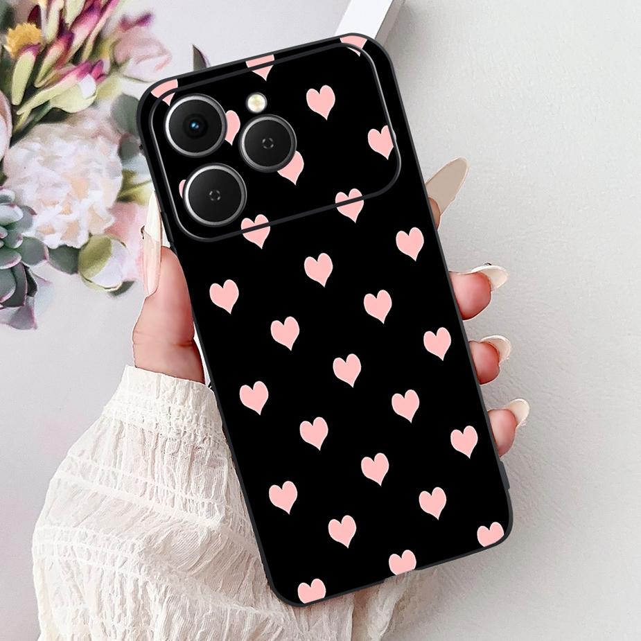 

For Tecno Spark 40 40C Case New Luxury Painted Cover Soft Silicone Phone Case For Tecno Spark 40C Spark40 Spark40C Fundas Bumper Tecno Spark 40
