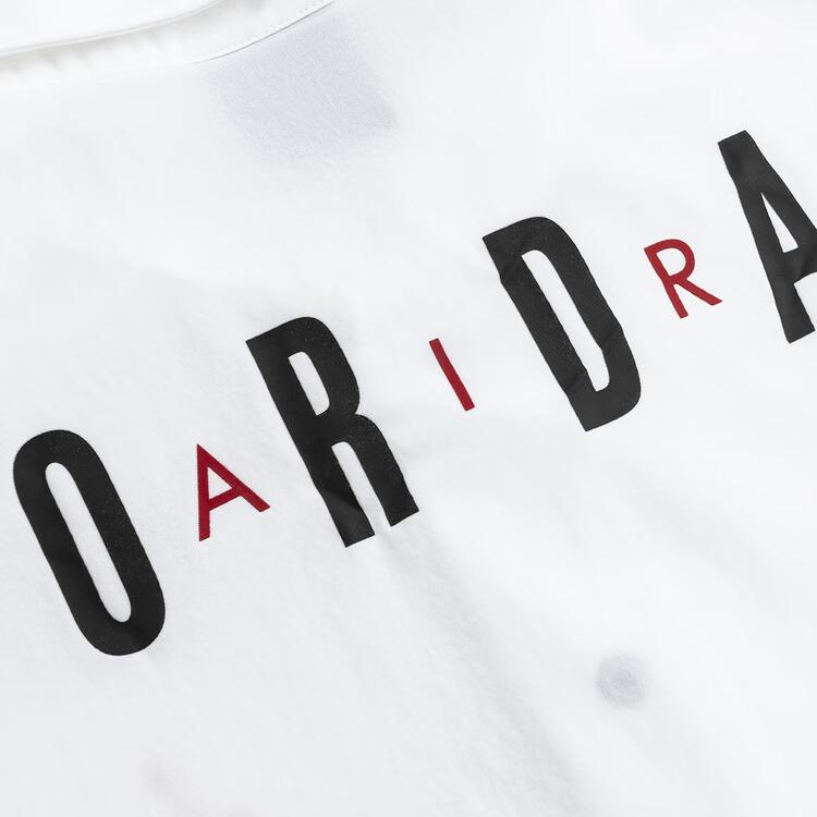 New Jordan Letter Kids' Top Summer Children Aged 3 7 Years Old White HM4779-100