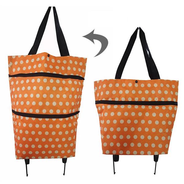 DNSJB Folding Portable Trolley case Handbag Dual-use Intimate Design Color : Orange, Size : 173647cm DNSJB Folding Portable Trolley case Handbag Dual-use Intimate Design Color : Orange, Size : 173647cm