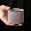 Ceramic Ice Flower Glaze Tea Cup Set: Water-Resistant, Large Thumb Ring, Four Seasons Gift Box.