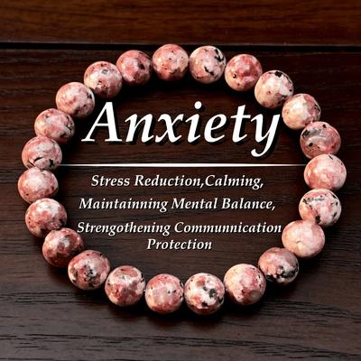 Granite Pink Anxiety-Relieving Bracelet | Gentle, Decompression, Calming, Psychological Balance, Enhanced Communication, Spiritual Protection
