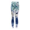 Pantaloni Casual Stampati a Gamba Dritta Moda Donna Pantaloni Yoga Stampati Slim per Esterno