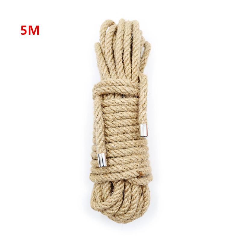 5/10/20M Hemp Shibari Rope BDSM Bondage Rope for Adult Tying Sex Games Slave Body Restraint Rope To Tied Binding SM Sex Toys