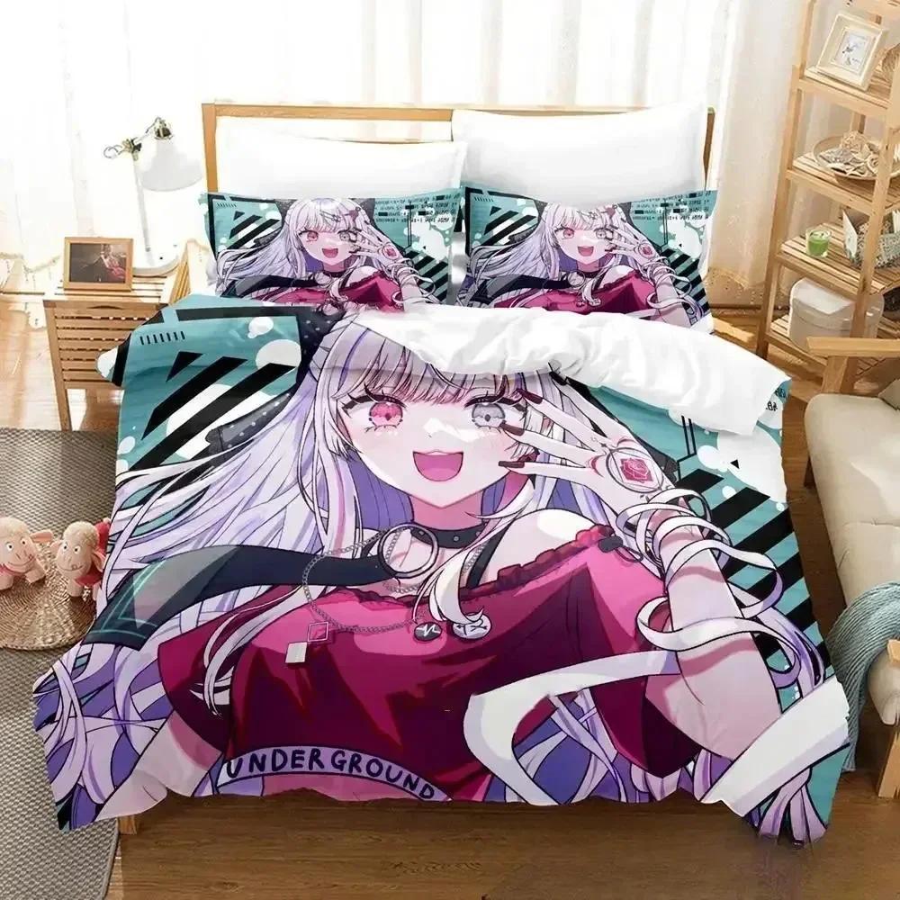Kawaii Mädchen Ishigami Nozomi Anime Bettwäsche Set Bedrucktes Bettwäsche Set Mit Kissenbezug Bettbezug Weich Queen King Size Bettwäsche Zuhause
