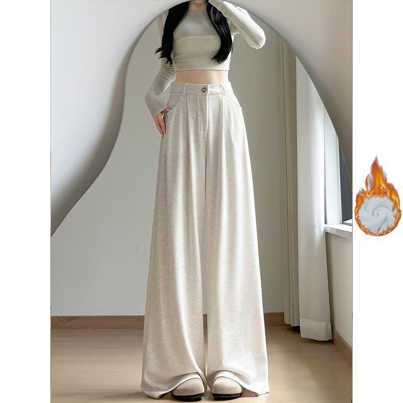 2026 New Women's High-Waist Slimming Wide-Leg Commuter Casual Pants