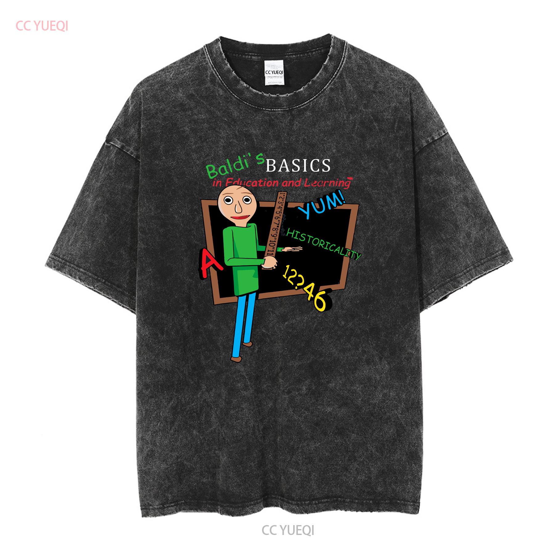 

Вінтажна футболка Baldi s Baldi s Basics Здивований Любитель Відеоігор для Геймерів Смішний Момент з довгими або короткими рукавами вінтажна Прана L