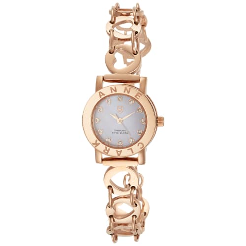 

ANNE CLARK Women s Watch with Natural Diamonds, AN1021-17PG