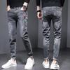 Jeans Men's Spring Straight Stretch Slim Fit Pants