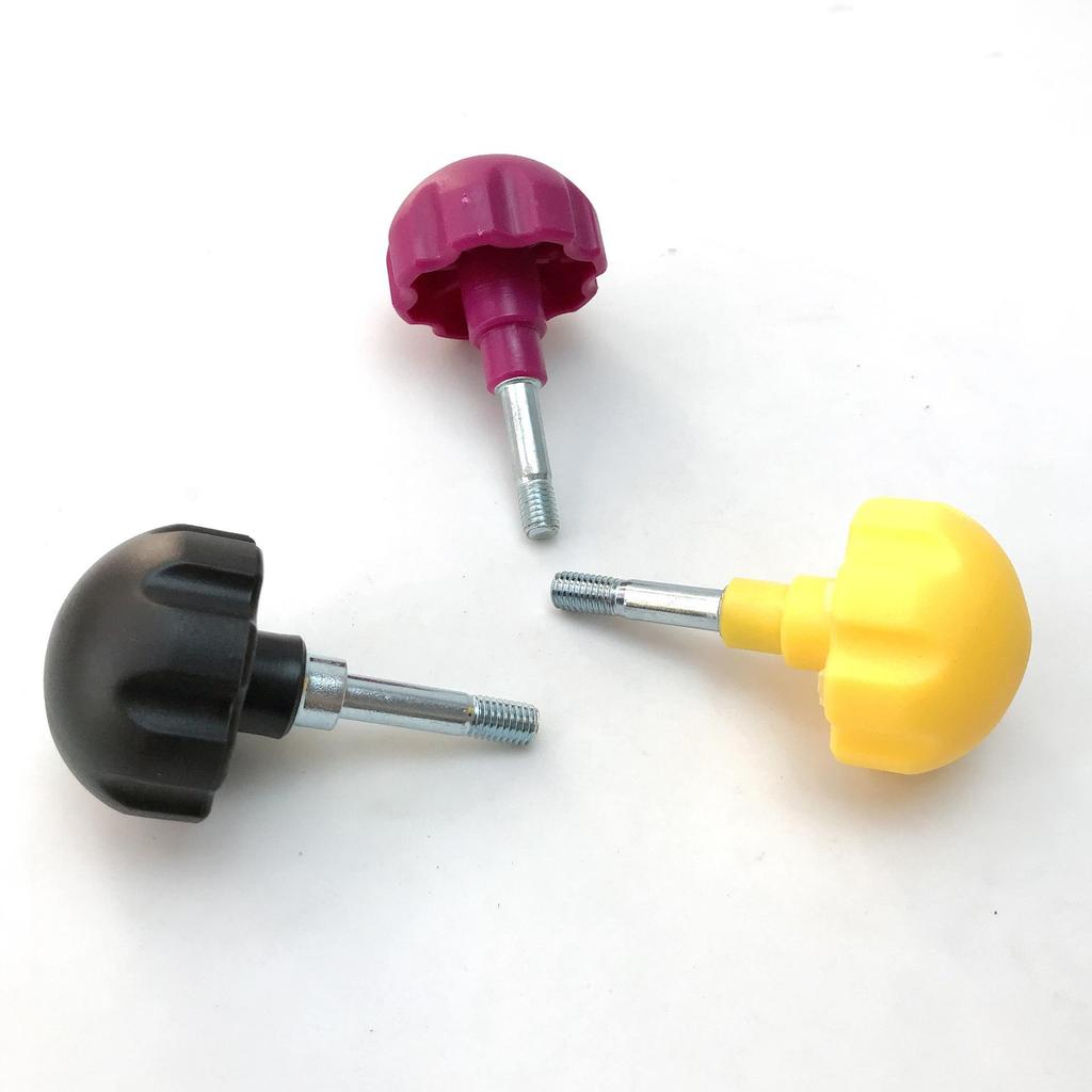 Fan Car M8 Hand-Tightening Bolt with Plastic Knob Handle Screw