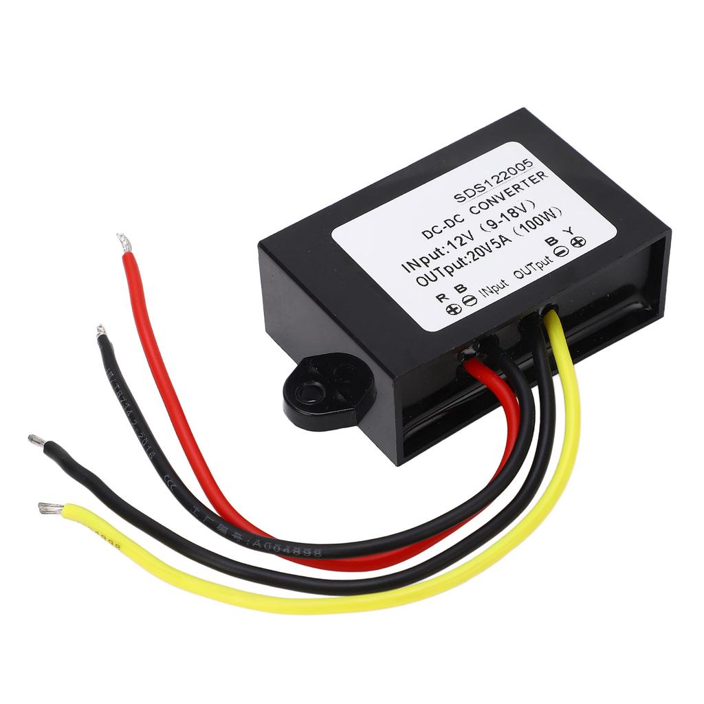 DC Boost Module High Efficiency Voltage Converter Module with Plastic Housing 12V To 20V 5A