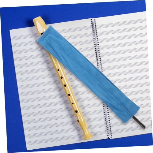 TOGEVAL Absorbent Cleaning Cloth for Pipe Maintenance, Flute Tone Hole Cleaner, Flute Cleaning Kit, Instrument Accessories, Blue