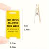 Unisex Gift Acrylic Desk Warning Sign Humorous Desk Clip Funny Office Decor  For Coworkers