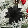 Exquisite Christmas Flowers, Solid Scallion Powder Gold, Silver and Red Flower, Christmas Tree Ornaments, Christmas Wreaths, Rattan, Christmas Decorat