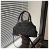 Niche Design Texture Bag Women's 2025 New Spider Web Versatile Casual Ins Foreign Style Shoulder Messenger Bag Tide