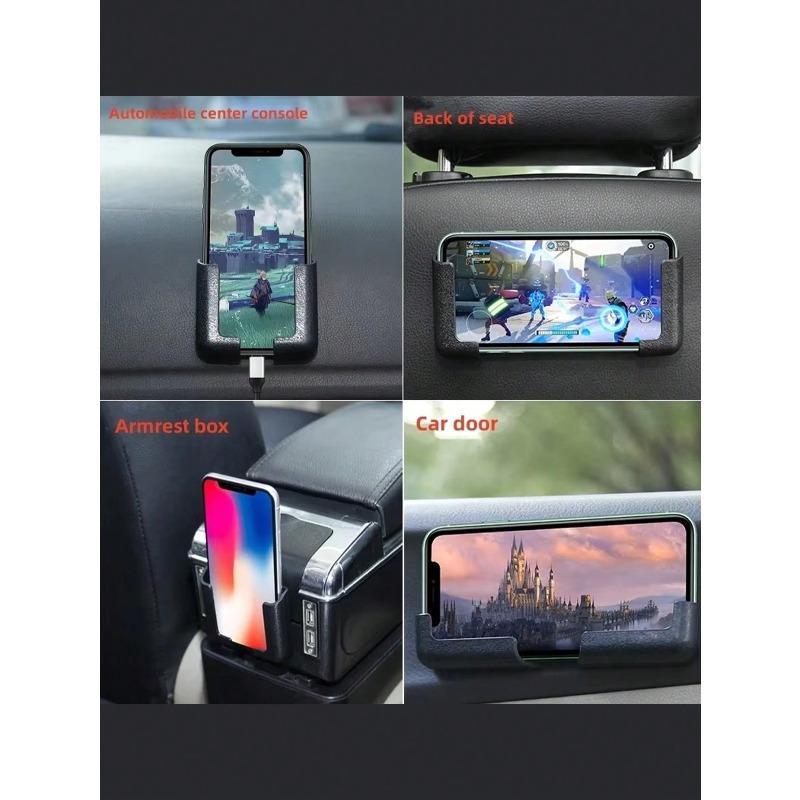 Multifunktionale Autotelefonhalterung Handyhalterung Leichtigkeit Portabilität Platzsparend Ständer Autoinnenzubehör Kompatibel mit iPhone