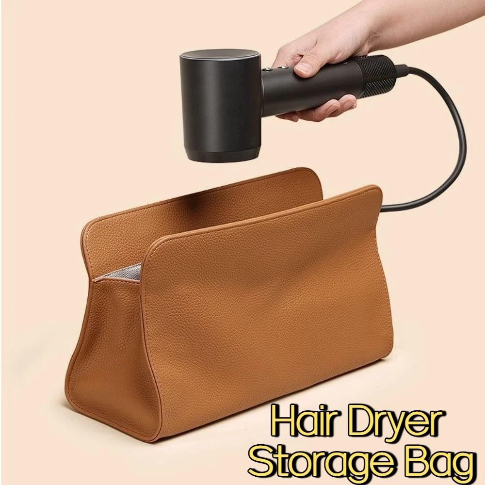 Magnetic Closure Hair Dryer Storage Bag Dustproof Cosmetics Bag  Travel Use