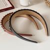 Vintage Wide Brim Hair Hoop Multi-Color Face Wash Headwear Cool Rivet Headband  Outdoor