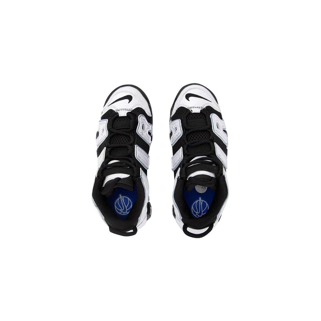 Nike Air More Uptempo PS Siyah Kobalt Mutluluk Çocuk Sneakerları Beyaz Çok Renkli DQ6201-001