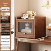 Floor-Standing Bookshelf for Students and Children - Compact Storage Cabinet for Small Apartment Living Rooms
