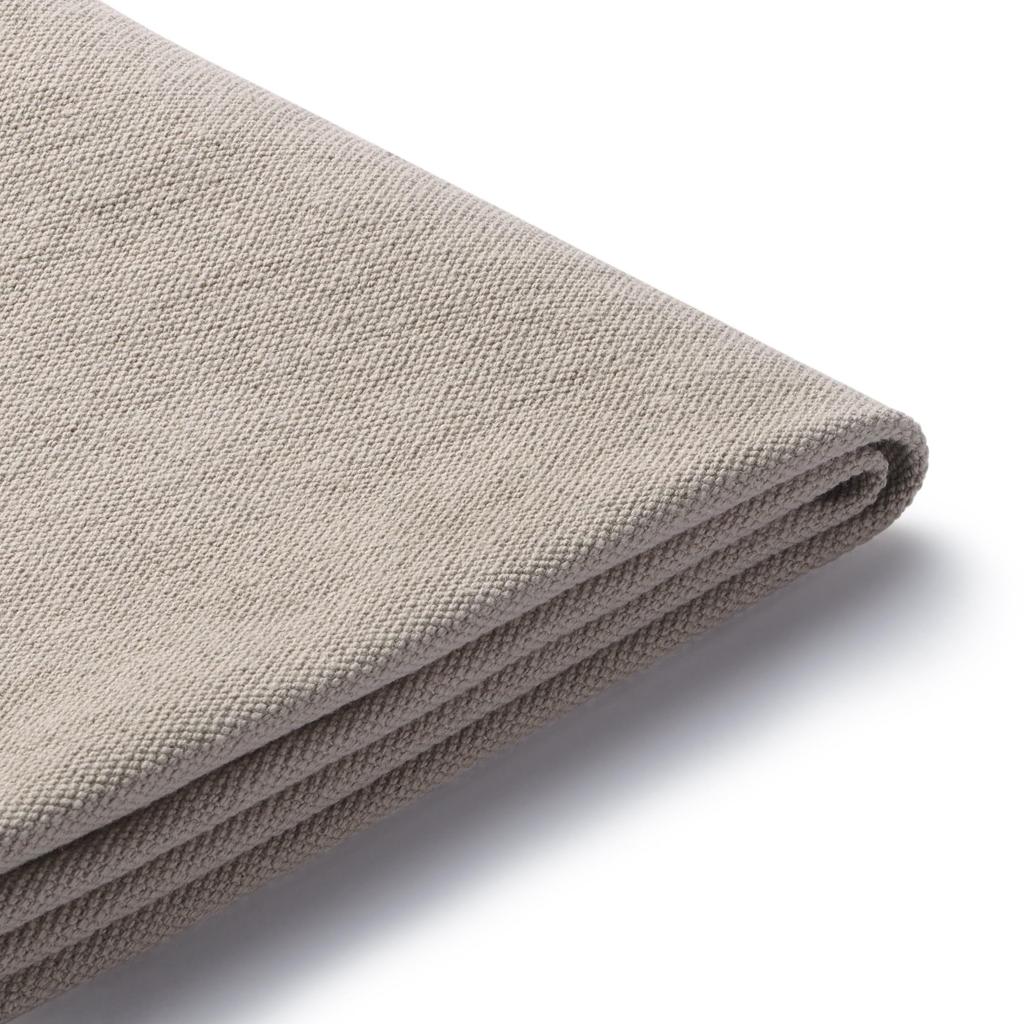 MUJI Sofa Cover for Wooden Frame, Washed Cotton Canvas, Beige, KB4KLA2A