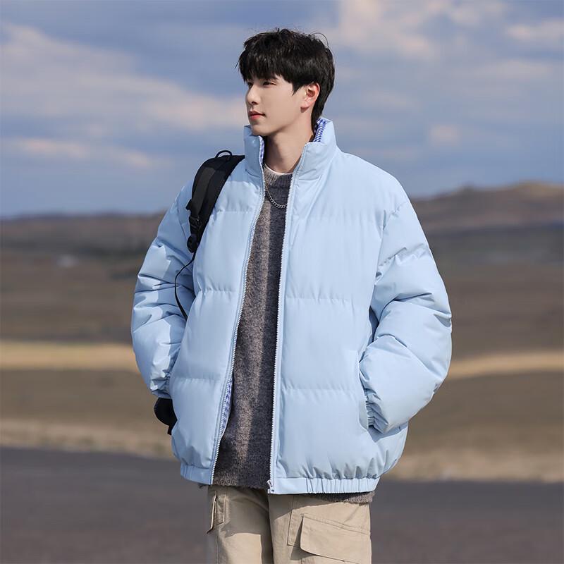 

Мужская однотонная куртка с воротником-стойкой и подкладкой VUUG 2XL