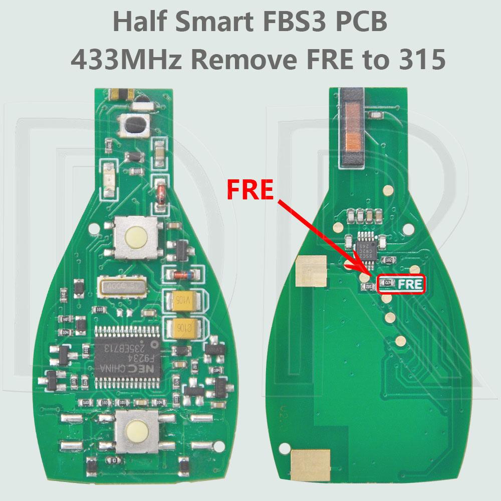 DR NEC Chip 315/433MHz Variable Frequency Car Remote Key Support BGA NEC FBS3 For Mercedes Benz A C E S Class W203 W204 W210