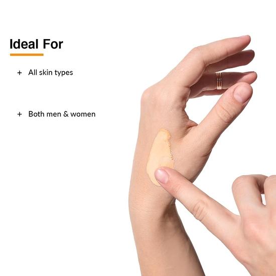 Fixderma Shadow Tinted Sunscreen SPF 50 PA+++ | Sunscreen with Vitamin E | UVA & UVB Protection | For All Skin Types - 30gm