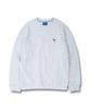 DOLPHIN WAVE APPAREL Dolphin Patch Sweatshirt Cool Grey