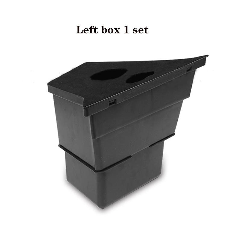 2024 New For Tesla Model Y Side Storage Box Of The Trunk Organize Pockets Gap Filler Car Interior Accessories