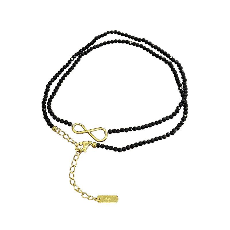 

Минималистичное ожерелье с цифрой 8 Женское INS Крутое и легкое модное персонализированное ожерелье-цепочка с подвеской