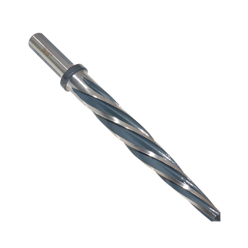 5/8 Inch Bridge Reamer 1/2 Inch Shank HSS Chuck Bridge Reamer Chamfer Enlarge Hole Spiral Flute Drill Bit for Metal Construction