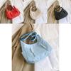 Stylish 2024 Summer Large Capacity Nylon Crossbody Bag For Trendy Streetwear In Black Red Beige Blue