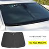 For Tesla Model 3 Y S X YL Juniper 2025-2020 2026 Thicken Front Windshield Sunshade Sun Shade Anti-UV Sun Shading Screen CoverWindshield Sunshades 1