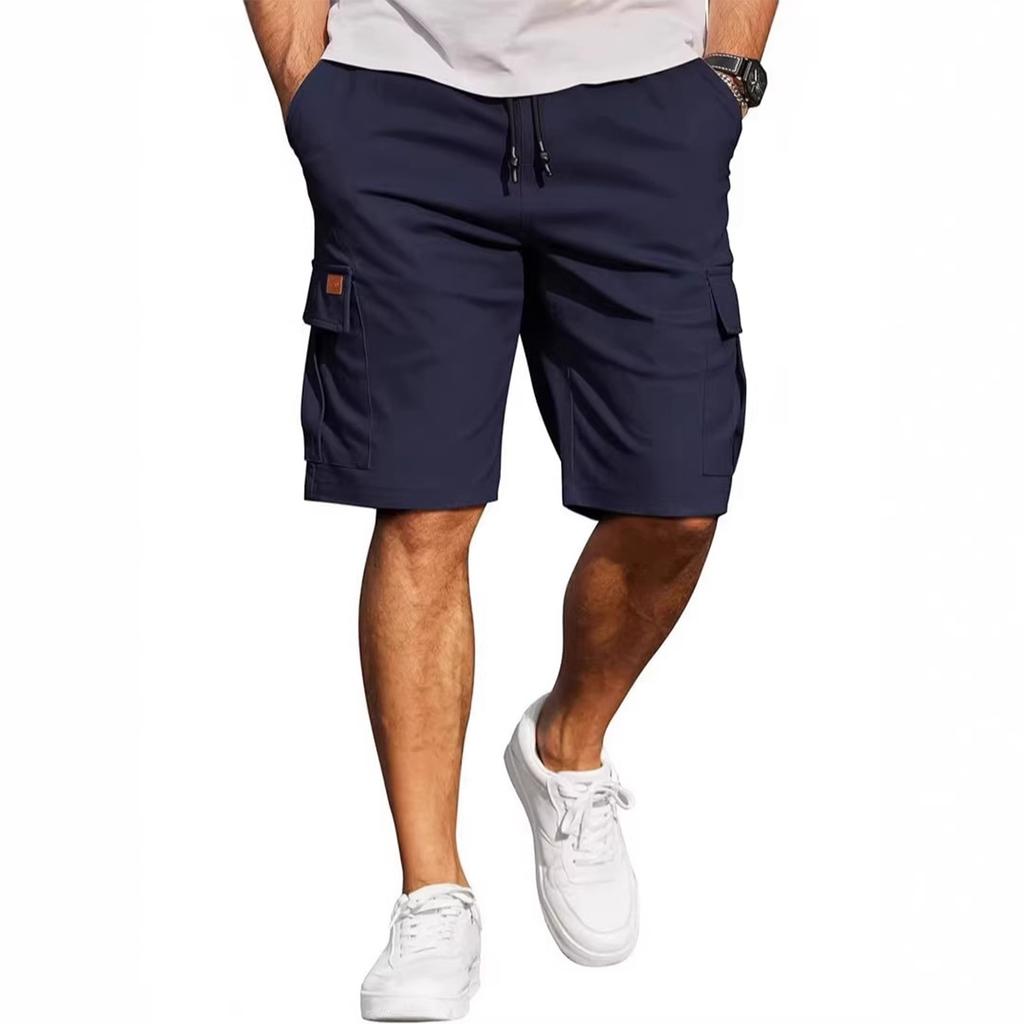 Men's Multi-pocket Work Pants Large-sized Jogging Shorts