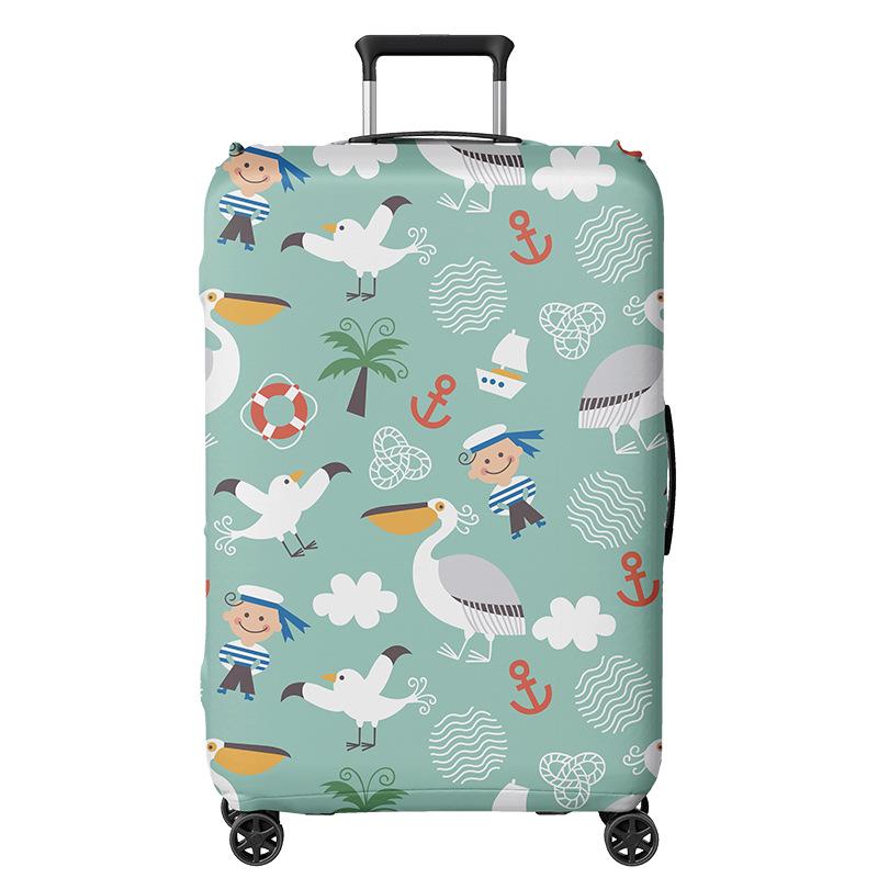 Přizpůsobitelný zesílený kožený cestovní kufr Obal proti prachu