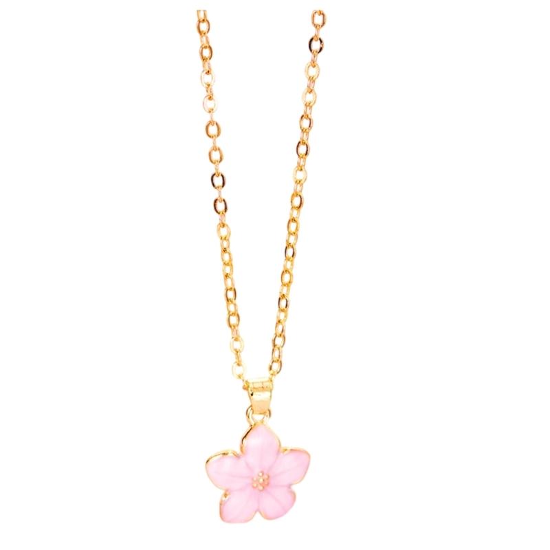 Elegant Cherry Pendant Necklace Dainty Alloy Chain Jewelry with Adjustable Length for Daily Wear and Special Occasions