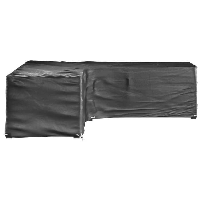 VidaXL Housses de salon de jardin en forme de L 2 pcs 16 œillets 3155373