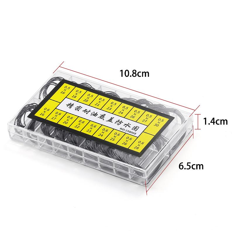 Watch Back Case Rubber Waterproof O-Ring Gasket Thickness 0.5mm/0.6mm O-Ring Seal Gasket Oil Watchmaker's Repair Care Tools
