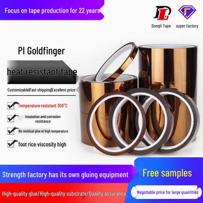 Hochtemperatur Goldfinger PI Polyimidband - Schwer entflammbar, Teefarben