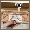 Anti-Blue Light Color-Changing Glasses Flat Mirror Myopia Glasses Myopia On The Face, And The Finished Mirror Is Sent On Behalf Of The Buyer