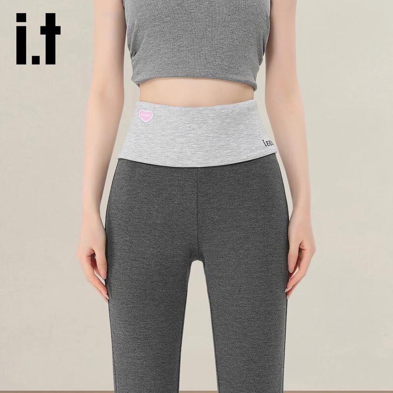 Izzue Women's High-Waist Slim-Fit Flare Casual Pants