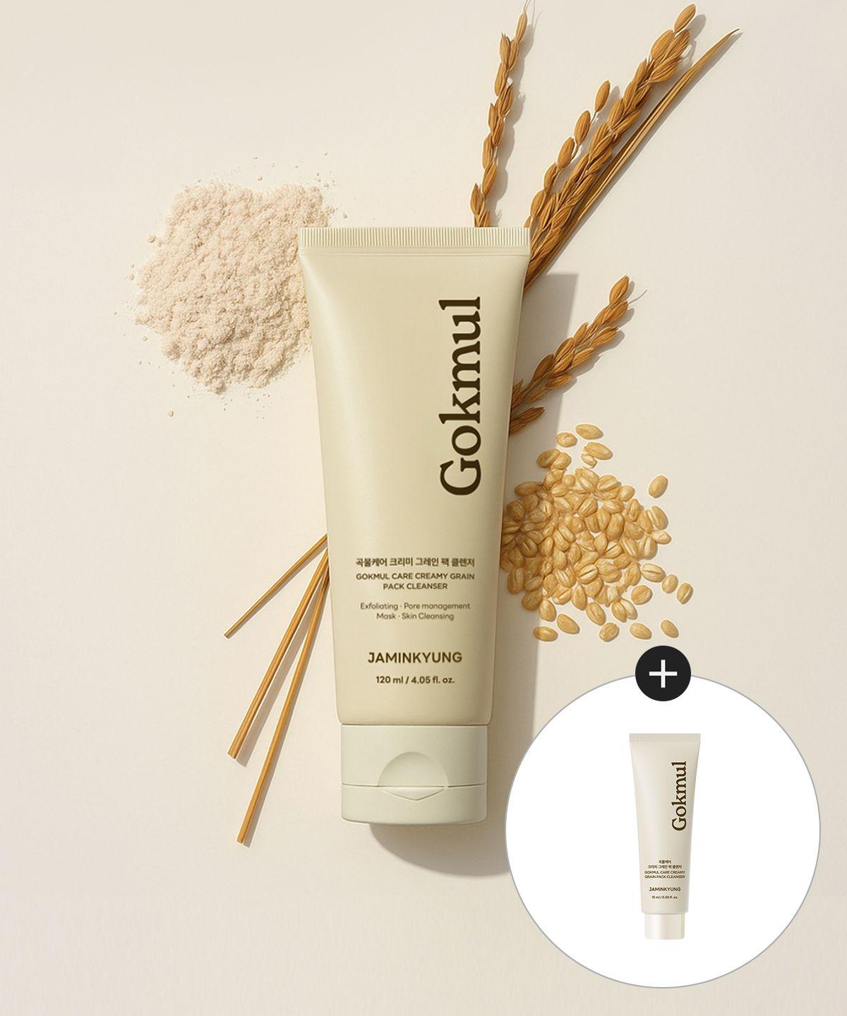 Grain Care Creamy Grain Pack Cleanser 120ml [Gift: Grain Pack Cleanser 15ml]