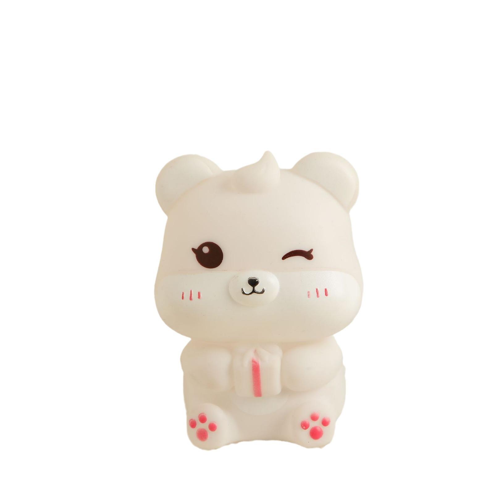 

Рождественский ночник светодиодный декоративный медведь девочка дети игрушка подарок лампа для спальни прикроватные светильники bear Lamp